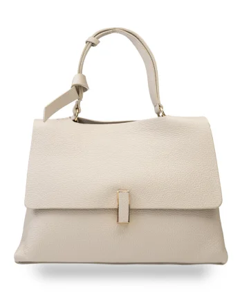 Geanta dama din piele naturala beige Maria