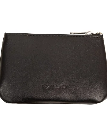 Port-chei barbati din piele naturala negru Leather