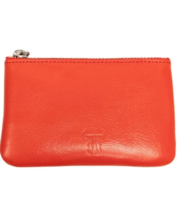 Port-chei barbati din piele naturala rosu Leather