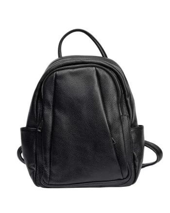 Rucsac damă din piele naturala negru Ariana