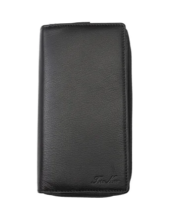 Portofel femei din piele naturala negru Gina,protectie RFID
