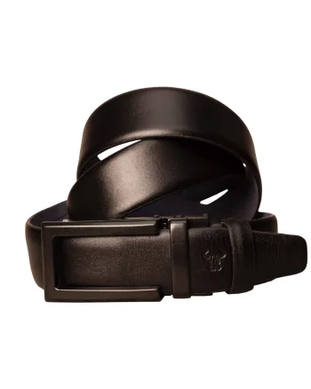 Curea Modern black barbati - 110 cm