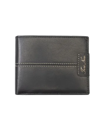 Portofel barbati din piele naturala negru Oliver,protectie RFID