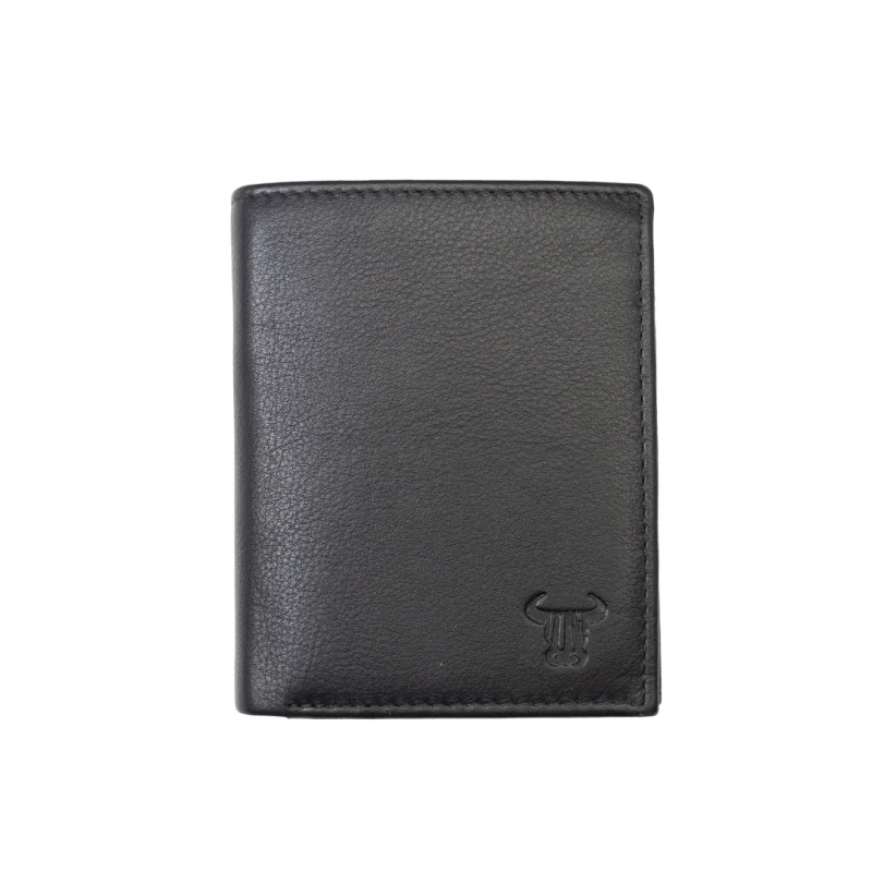 Portofel barbati din piele naturala negru Ryan,protectie RFID - Black
