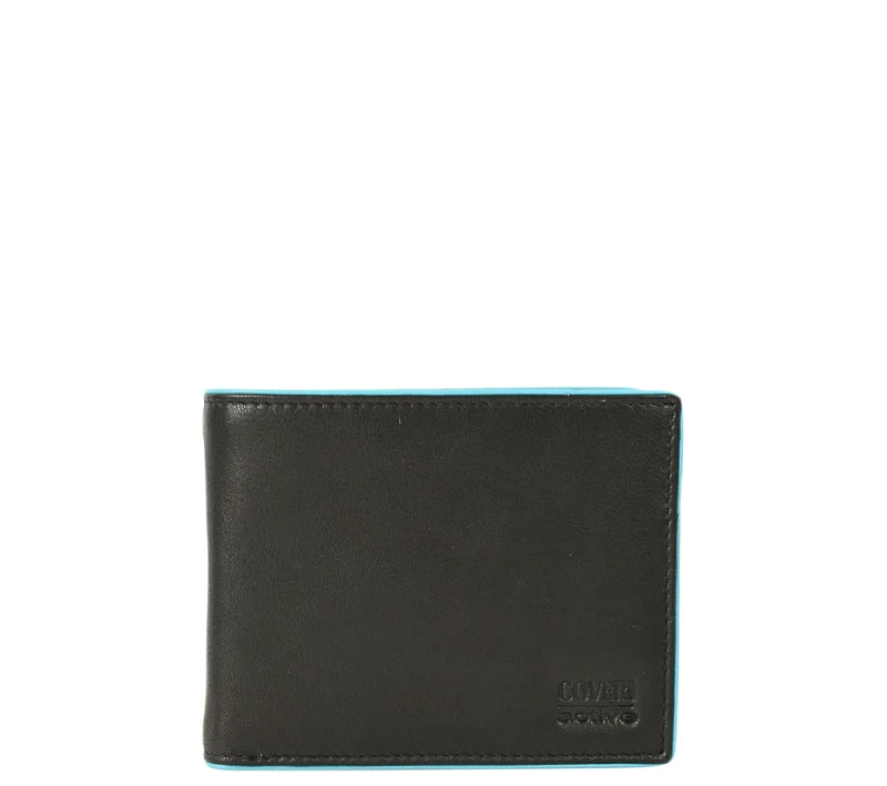 Coveri Portofel Casual 1120 negru-albastru