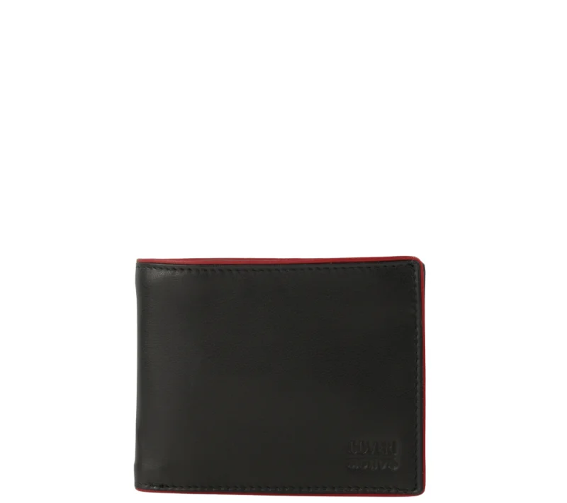 Coveri Portofel Casual 1120 negru-rosu