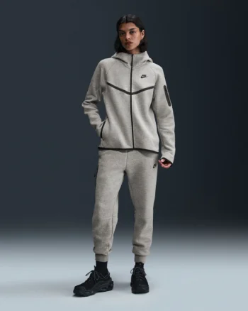 Bluza cu fermoar Nike W Nsw Tch Flc Wr Fz Hdy 2