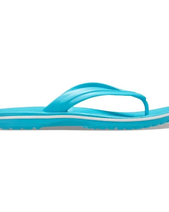 Slapi Crocs Crocband Flip Albastru deschis - Digital Aqua