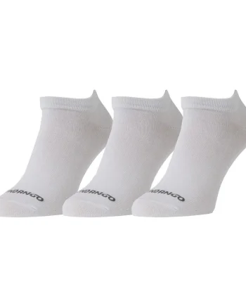 Șosete Fundango No-Show Basic Set 3 perechi Alb - White