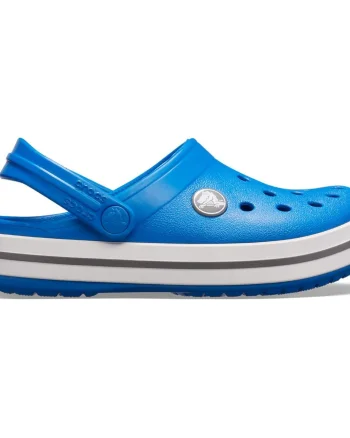 Saboți Crocs Crocband Kid's New Clog Albastru - Bright Cobalt/Charcoal