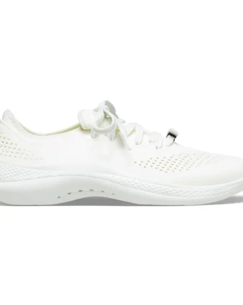 Pantofi Crocs LiteRide 360 Pacer M Alb - Almost White/Almost White