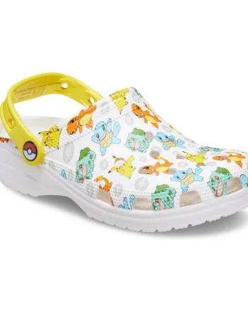 Saboti Crocs Classic Pokemon 2 Clog Alb - White/Multi