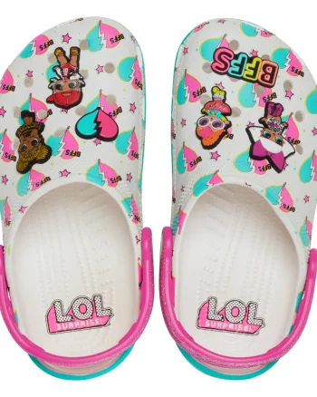 Saboti Crocs Classic LOL Surprise BFF Clog Kids Alb - White