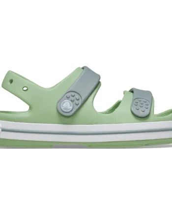 Sandale Crocs Crocband Cruiser Sandal Kids Verde - Fair Green/Dusty Green