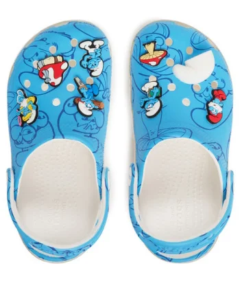 Saboti Crocs Classic Smurfs Clog Kids Multicolor - Multi