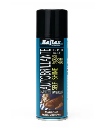 Spray Autobrillante Reflex, de lustruit fără frecare pentru piele netedă Maro - Medium Brown