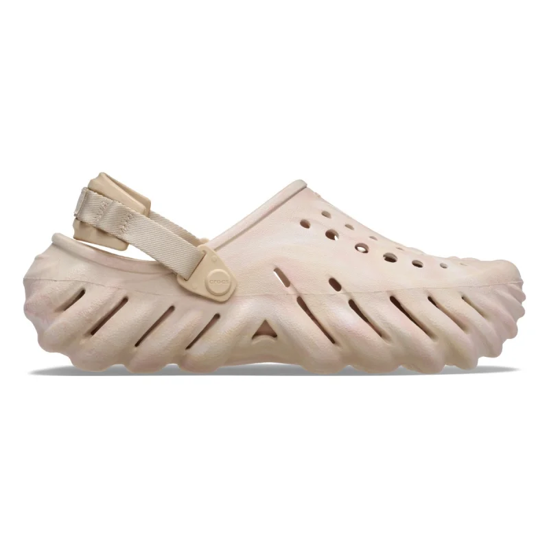 Saboti Crocs Classic Echo Marbled Clog Bej - Quartz/Multi