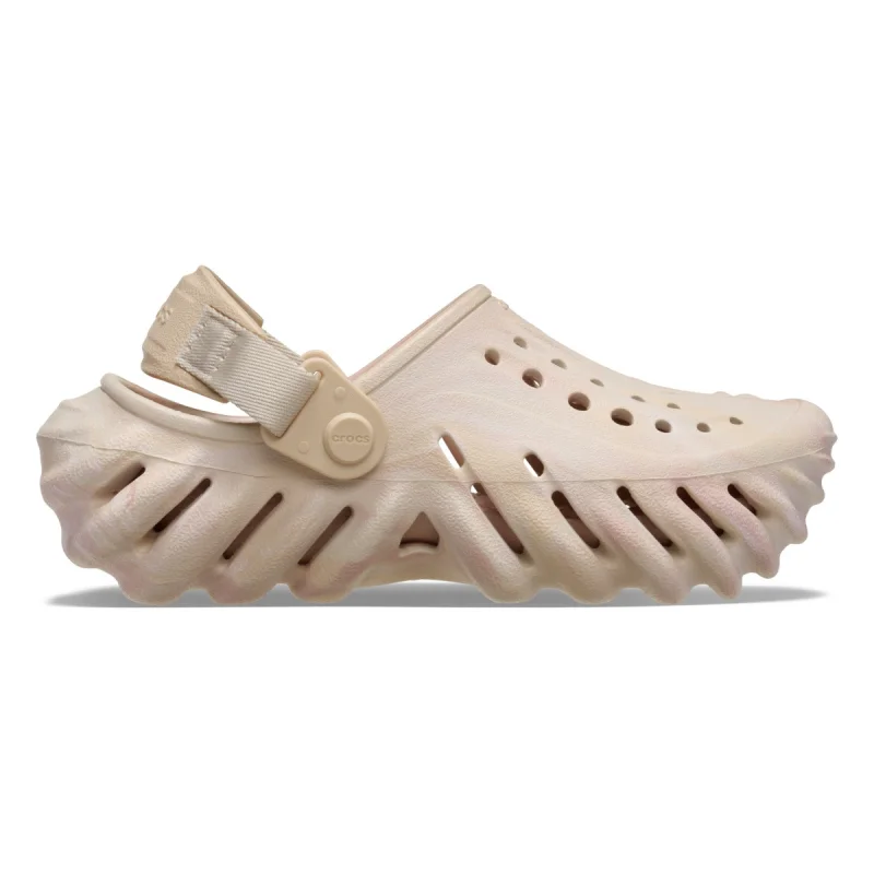 Saboti Crocs Echo Marbled Clog Kids Bej - Quartz/Multi