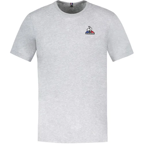 Tricou barbati Le Coq Sportif Ess Tee Ss No4 M Gris Chine Clair 2310547-50