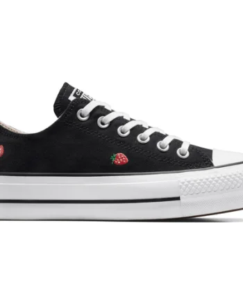 Tenisi unisex Converse Chuck Taylor All Star Lift Platform Embroidered Strawberries A14935C