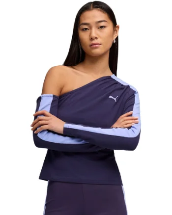 Bluza femei Puma T7 Asymmetric Longsleeve 63462364