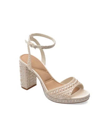 Sandale elegante ALDO albe, ALLURING 110, din piele ecologica
