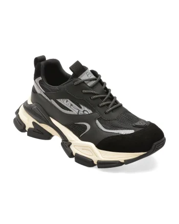 Pantofi sport GRYXX negri, 11003, din piele naturala