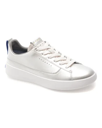 Pantofi sport GEOX argintii, D658KD, din piele naturala