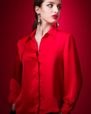 Camasa satin Nadinne