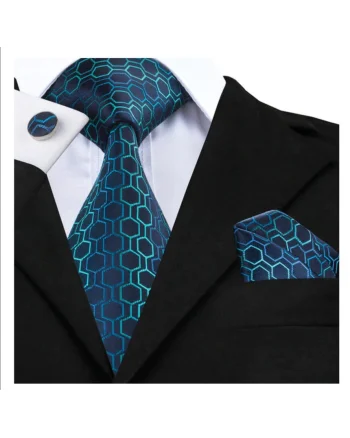 Set cravata + batista + butoni - matase - model 76