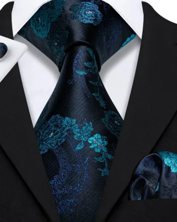 Set cravata + batista + butoni - matase - model 342
