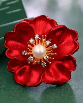 Brosa eleganta, cu cristale - model 22