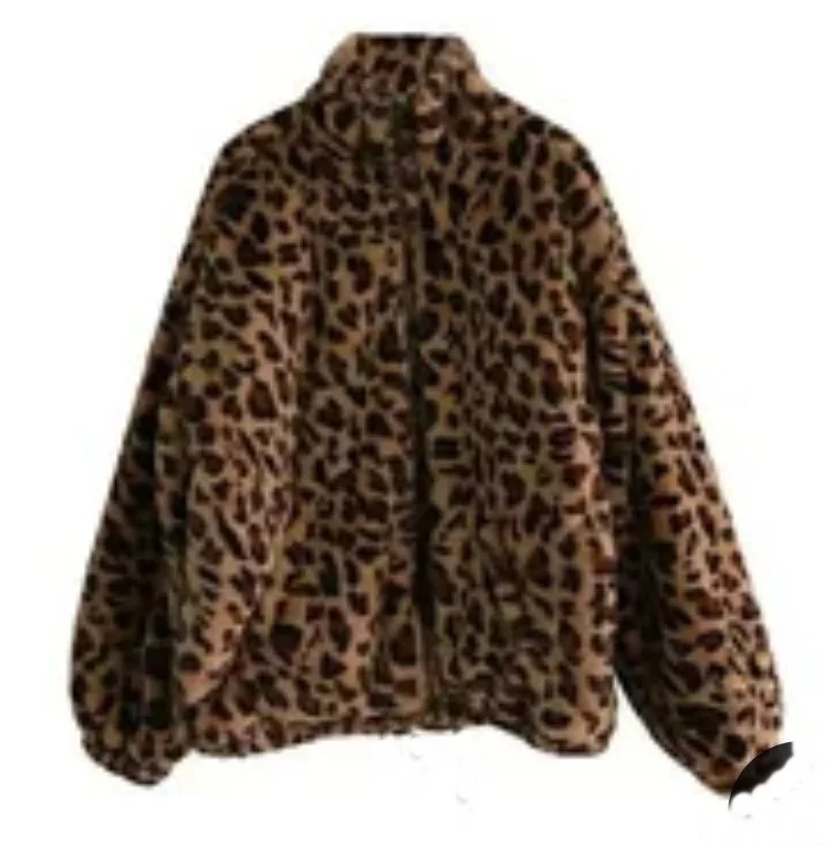 Jacheta animal print, de dama, marimea XL, model 3