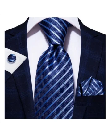 Set cravata + batista + butoni - matase - model 38