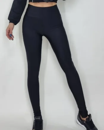 Colanti modelatori vatuiti cu talie inalta , Negru