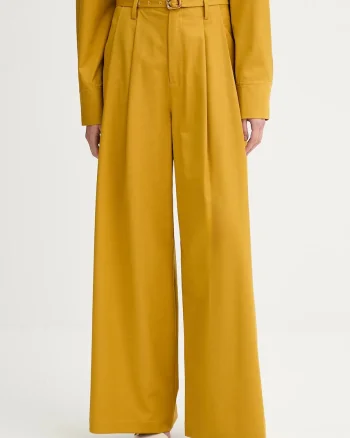 ISABELLE BLANCHE pantaloni din lână