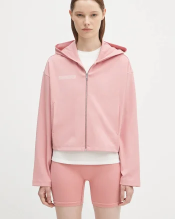 Pangaia bluză DNA Double Jersey Zip Up Hoodie