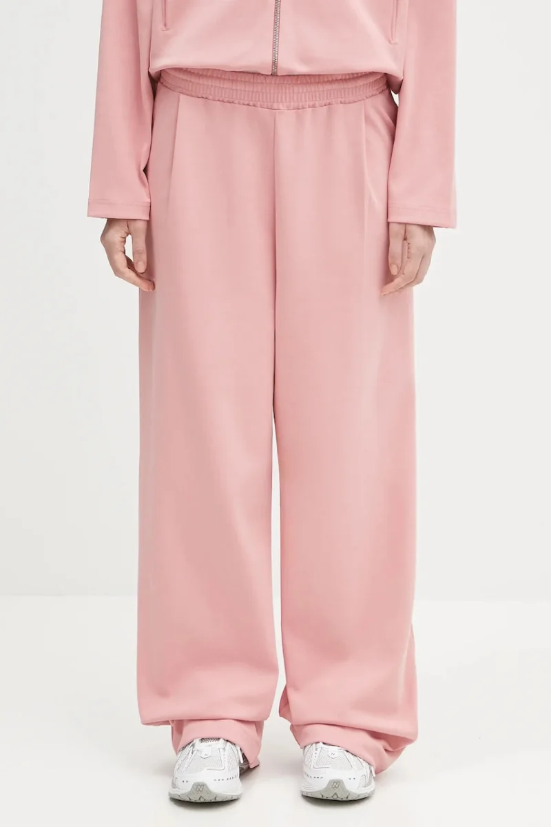 Pangaia pantaloni de trening DNA Double Jersey Pleated Trousers