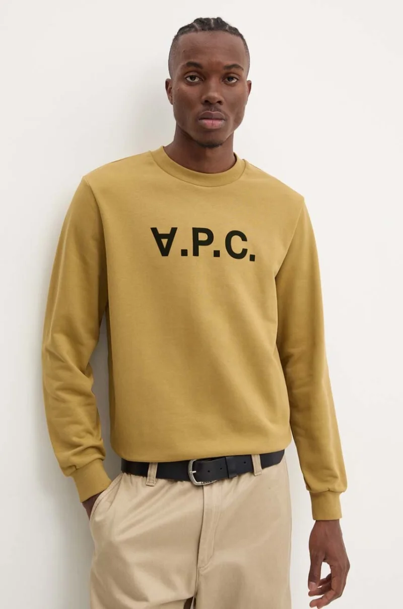 A.P.C. hanorac de bumbac sweat standard grand vpc GOTS