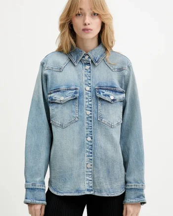 Gestuz cămașă jeans
