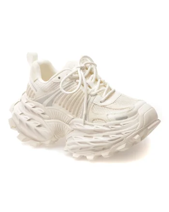 Pantofi sport GRYXX albi, 8951A, din material textil