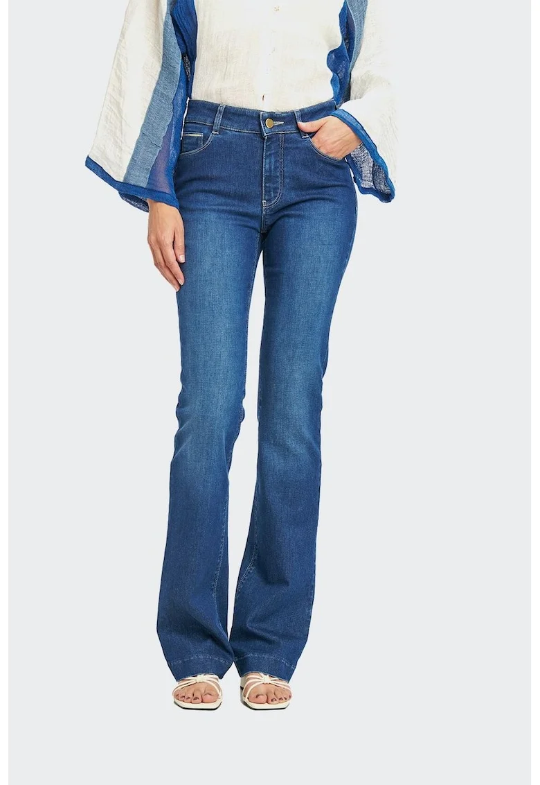 Pantaloni femei  Birdy 7878 Albastru
