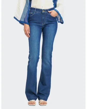 Pantaloni femei  Birdy 7878 Albastru