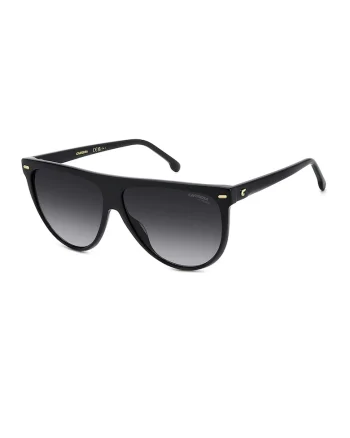 Ochelari de soare dreptunghiulari cu model in degrade, Negru
