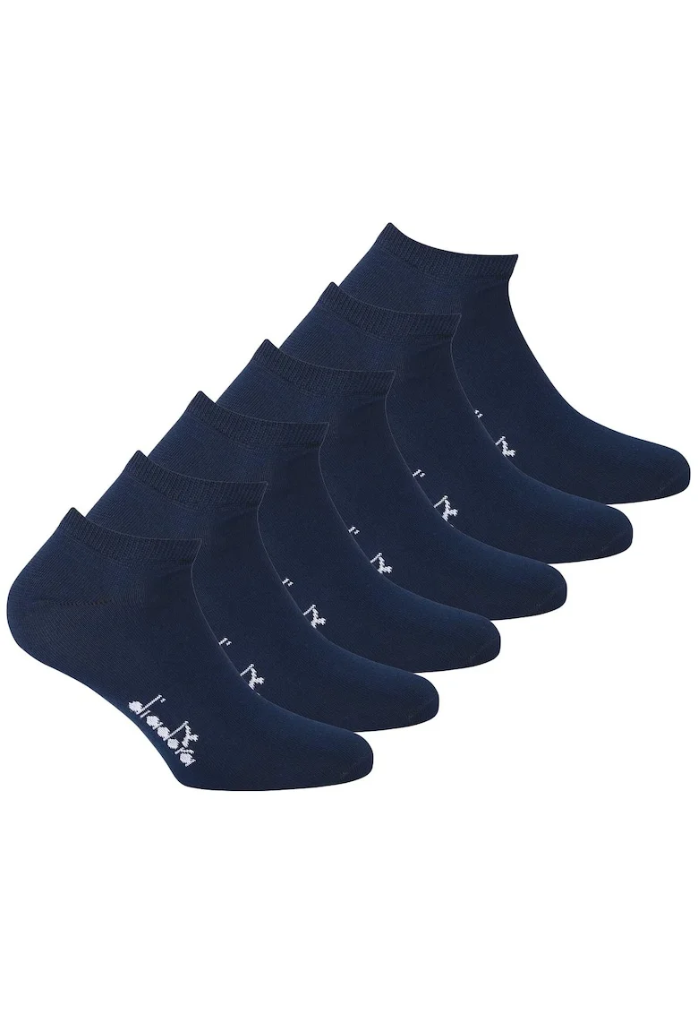 Set de sosete unisex pana la glezna - 6 perechi, Albastru inchis