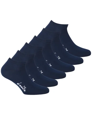 Set de sosete unisex pana la glezna - 6 perechi, Albastru inchis