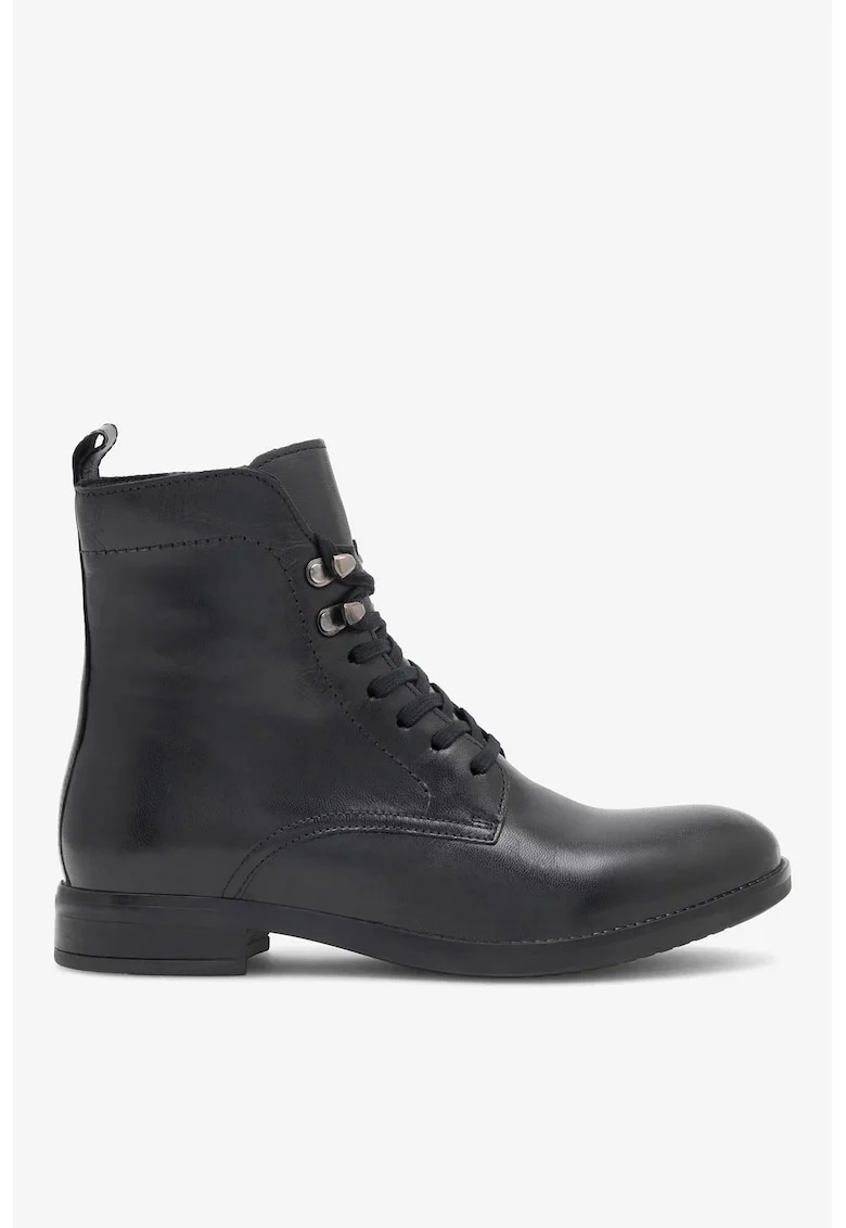 Ghete dama  5905588095507, Piele naturala, Negru, Negru