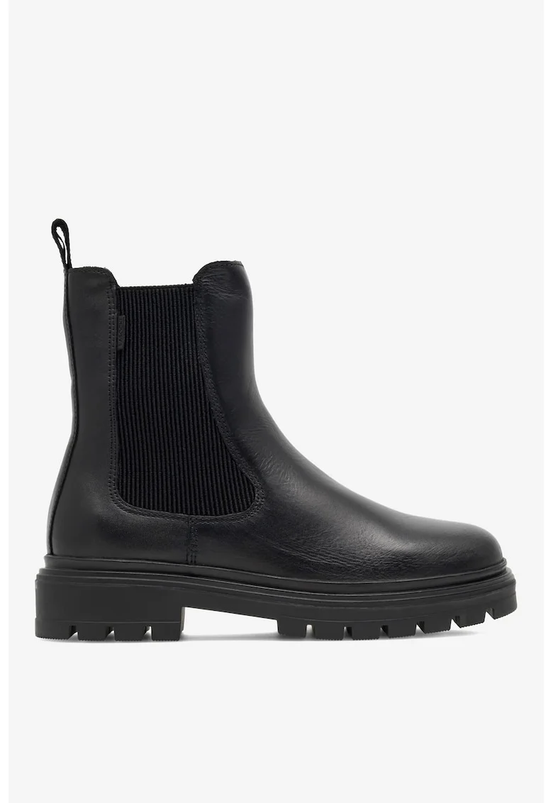 Ghete dama  5905588763857, Piele naturala, Negru, Negru