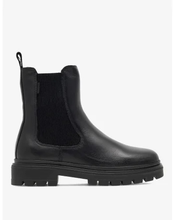 Ghete dama  5905588763857, Piele naturala, Negru, Negru