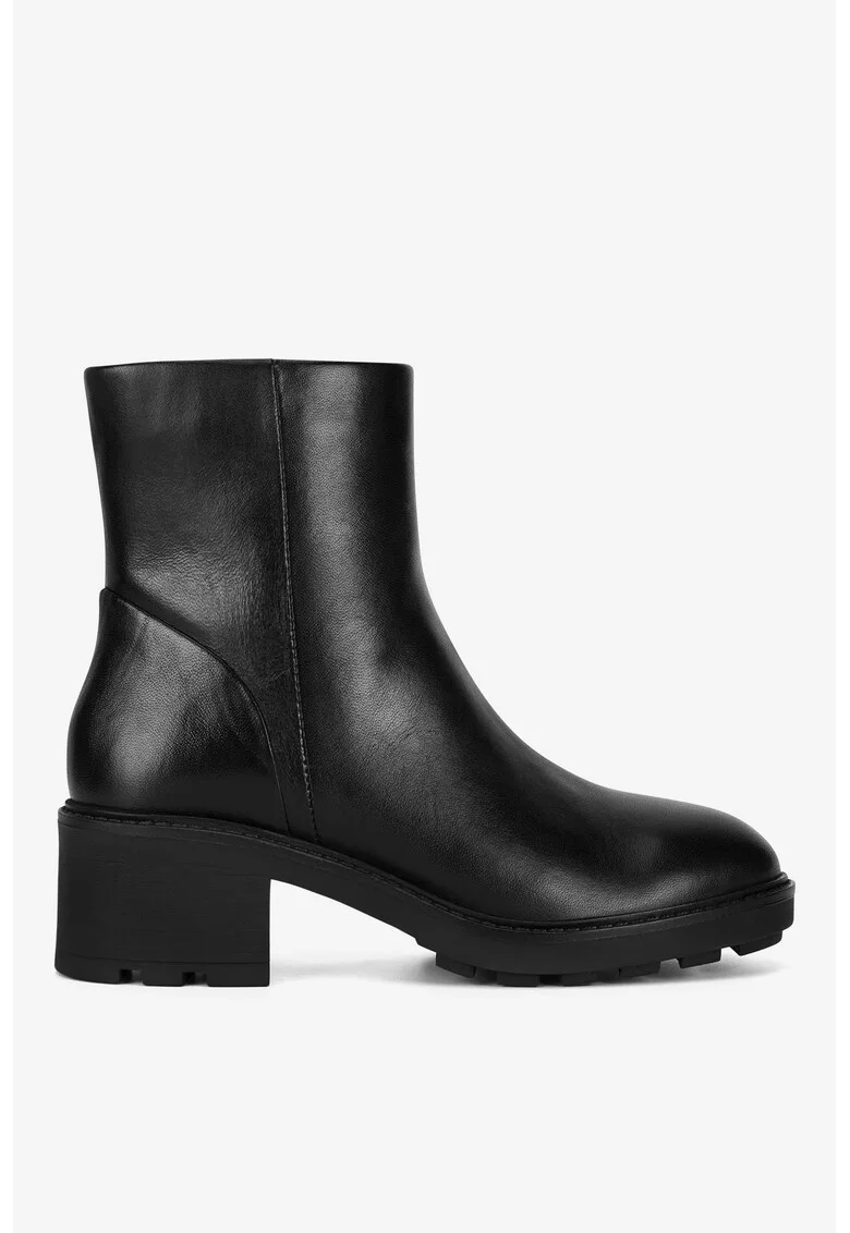 Ghete dama  5905588857495, Piele naturala, Negru, Negru